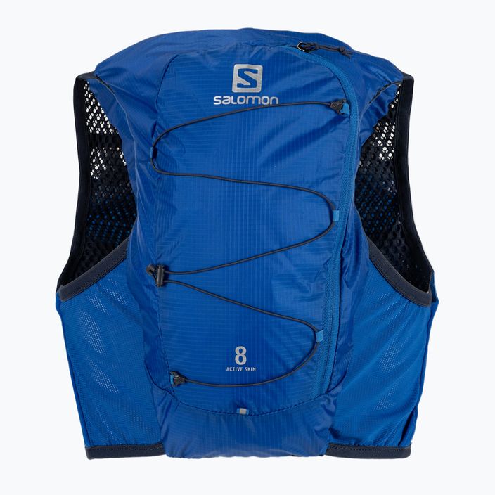 Salomon Active Skin 8 комплект жилетка за бягане синя LC1779600 2