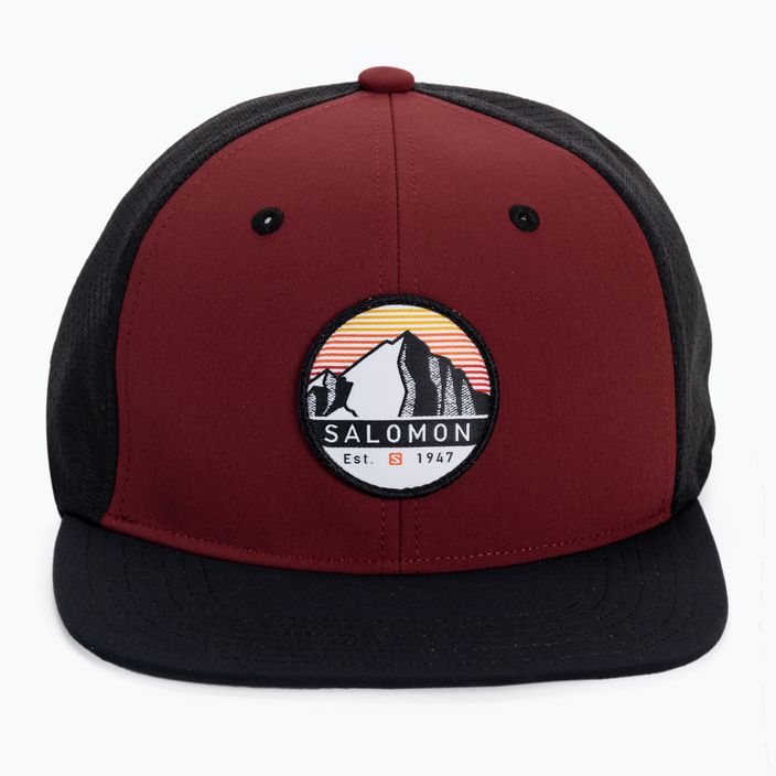 Salomon Trucker Плоска бейзболна шапка кестеняво LC1680700 4