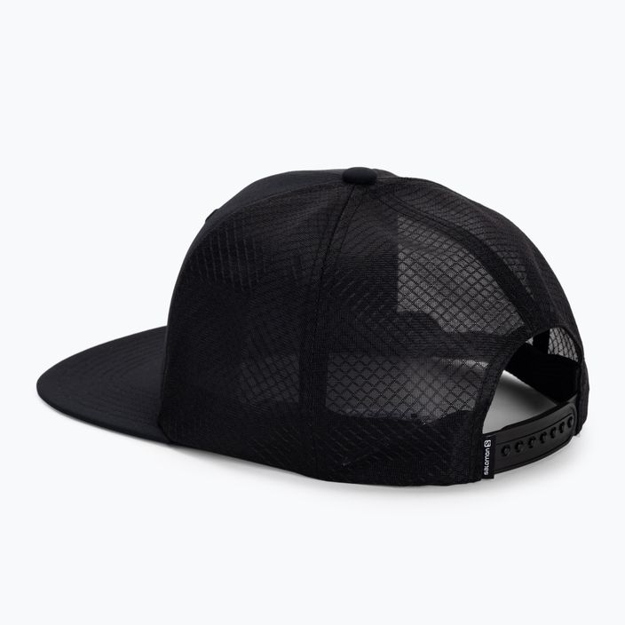 Salomon Trucker Плоска бейзболна шапка черна LC1680300 3