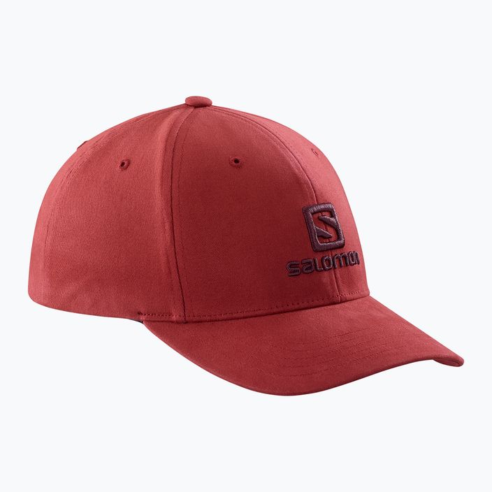 Salomon Лого бейзболна шапка червена LC1682400 6