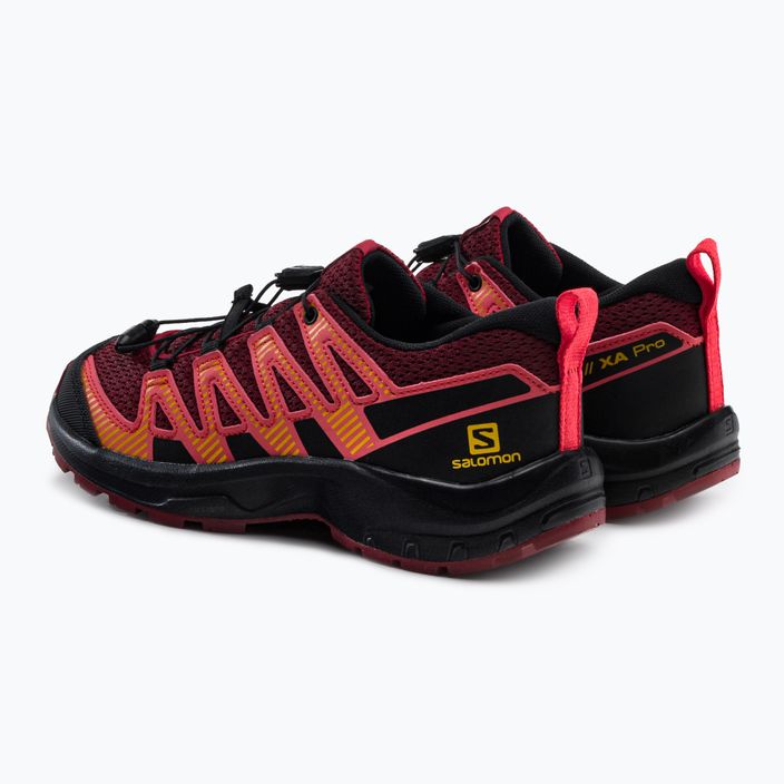 Детски обувки за пътешествия Salomon XA Pro V8 maroon L41613800 3