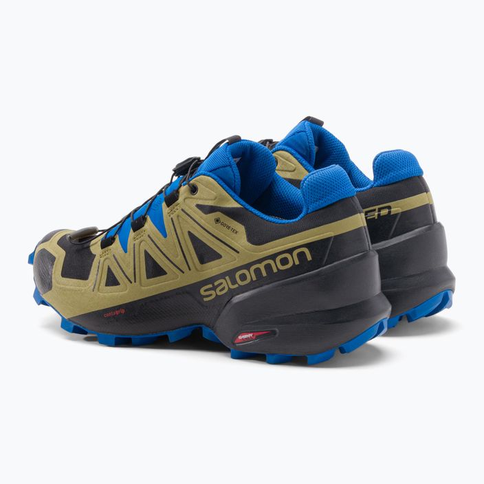 Мъжки обувки за пътеки Salomon Speedcross 5 GTX green-blue L41612400 3