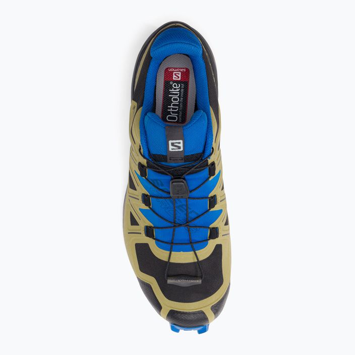 Мъжки обувки за пътеки Salomon Speedcross 5 GTX green-blue L41612400 6