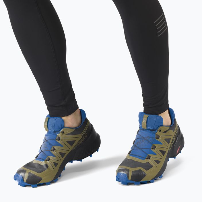 Мъжки обувки за пътеки Salomon Speedcross 5 GTX green-blue L41612400 9