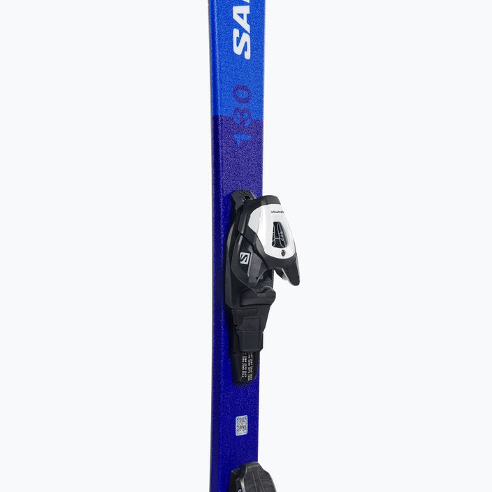 Детски ски за спускане Salomon S Race MT Jr. + L6 синьо L47041900 6