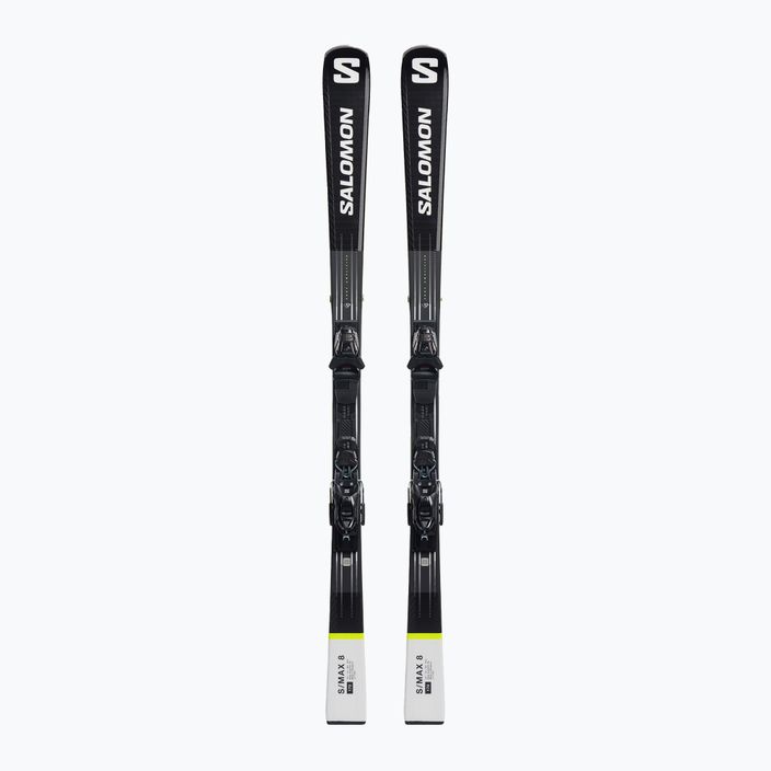 Ски за спускане Salomon S Max 8 + M10 черно и бяло L47055800