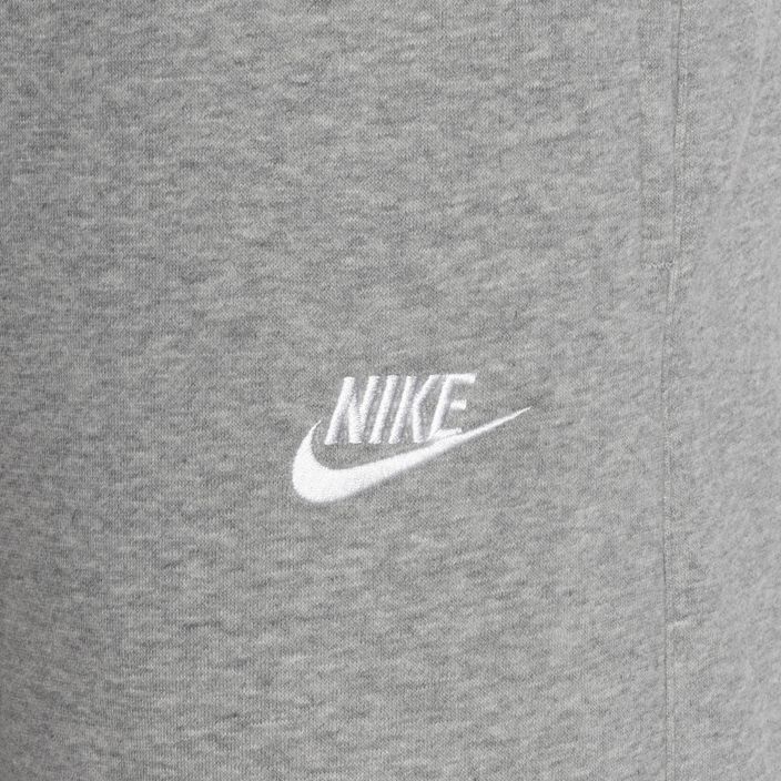 Мъжки панталони Nike Sportswear Club Fleece dark grey heather/matte silver/white 3