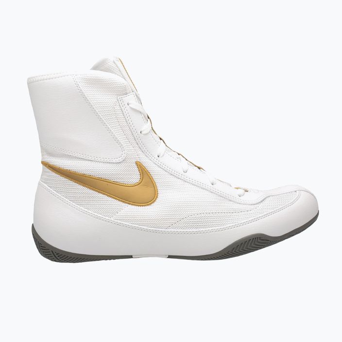 Боксови обувки Nike Machomai в бяло и златно 321819-170 11