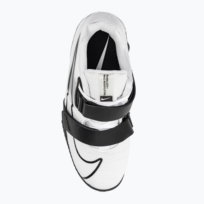 Nike Romaleos 4 бели/черни обувки за вдигане на тежести 6