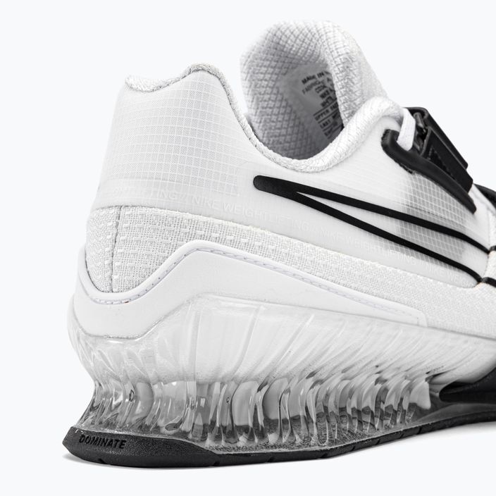 Nike Romaleos 4 бели/черни обувки за вдигане на тежести 9