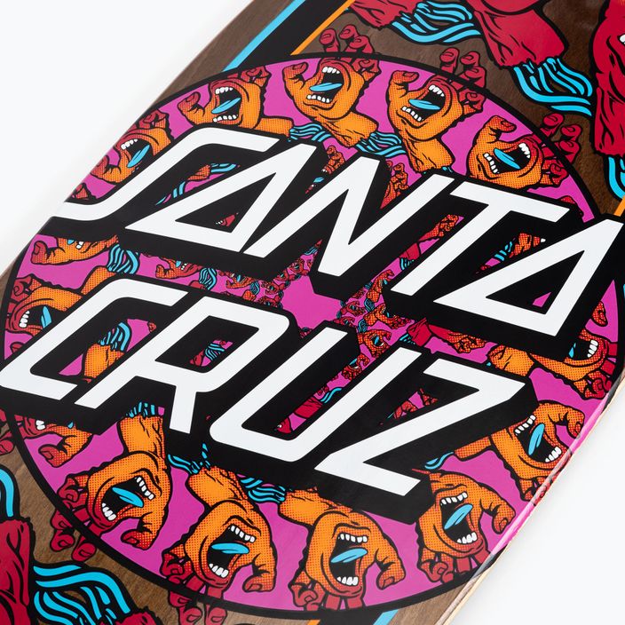 Круизер скейтборд Santa Cruz Cruzer Mandala Hand Shark 8.8 brown 124573 7