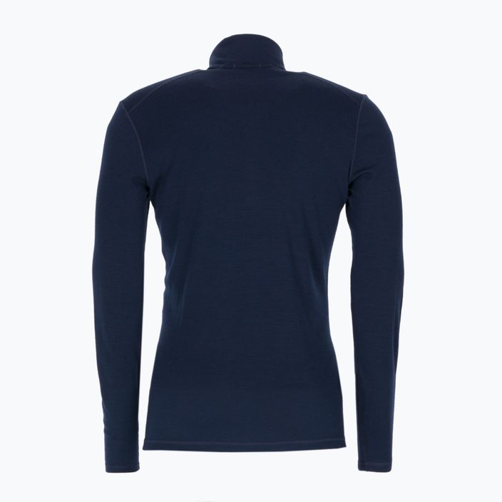 Мъжка тениска Smartwool Merino 250 Baselayer 1/4 Zip Boxed T-shirt navy blue 16356-092-S 2