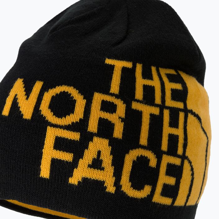 Зимна шапка The North Face Reversible Tnf Banner черно-жълта NF00AKNDAGG1 3