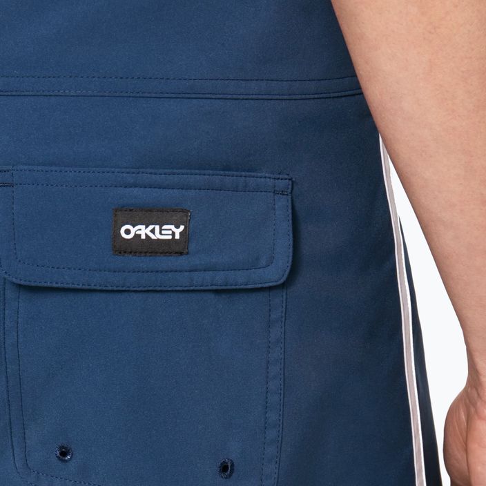 Мъжки къси панталони за плуване Oakley Solid Crest 19", тъмносини FOA4018116A1 5