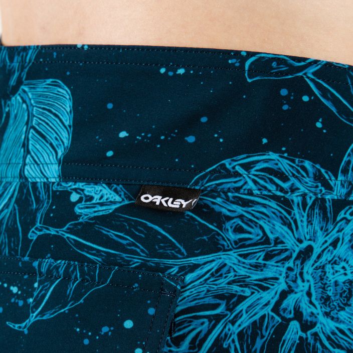 Мъжки къси панталони за плуване Oakley Ohana Floral 20, сини FOA403022 5