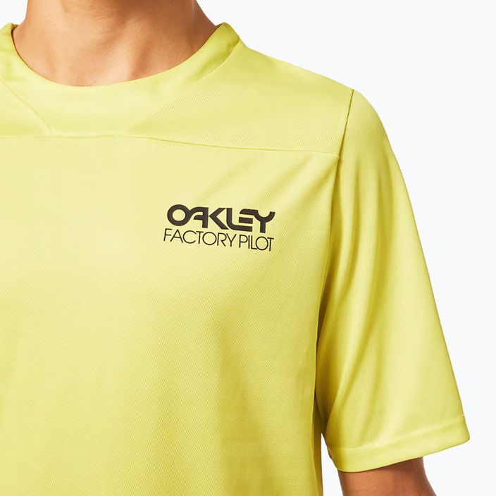 Мъжка тениска Oakley Factory Pilot Lite MTB Yellow FOA403173 4
