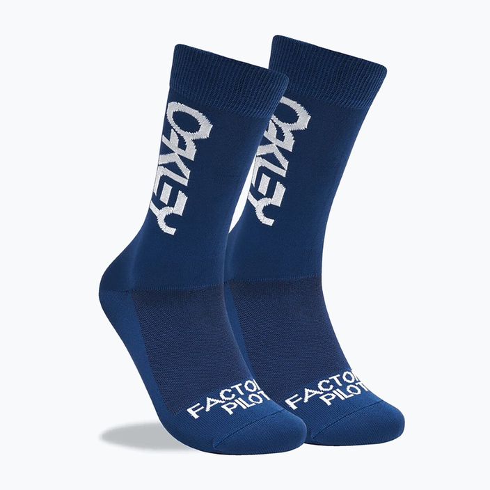 Мъжки чорапи за колоездене Oakley Factory Pilot MTB, сини FOS900880 5
