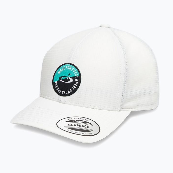 Мъжка бейзболна шапка Oakley Evrywhre Pro бяла FOS900884 5
