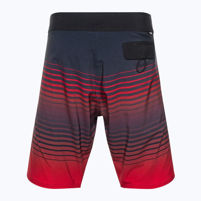 Oakley Fade Out RC 21" мъжки къси панталони за плуване черно/червено FOA40370403H 2