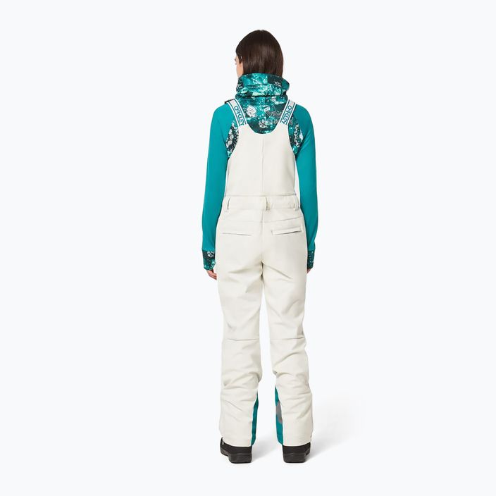 Дамски панталони за сноуборд Oakley TC Dharma Softshell Bib White FOA500279 3