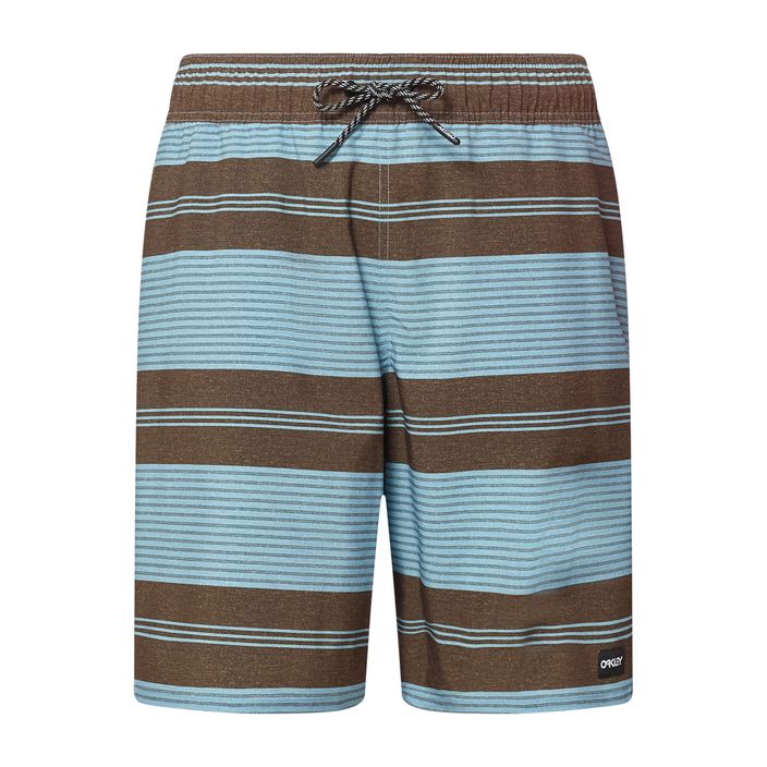 Мъжки къси панталони за плуване Oakley Marlin RC 20", синьо-кафяви FOA4043039TH 2