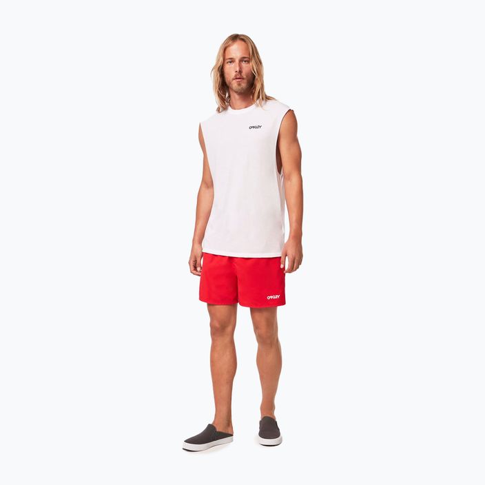 Мъжки къси панталони за плуване Oakley Beach Volley 16" червени FOA404310465 3