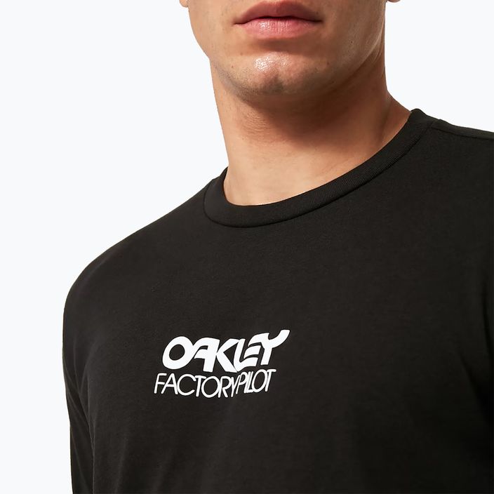 Мъжка тениска Oakley Factory Pilot Ss Tee black FOA404507 за колоездене 5