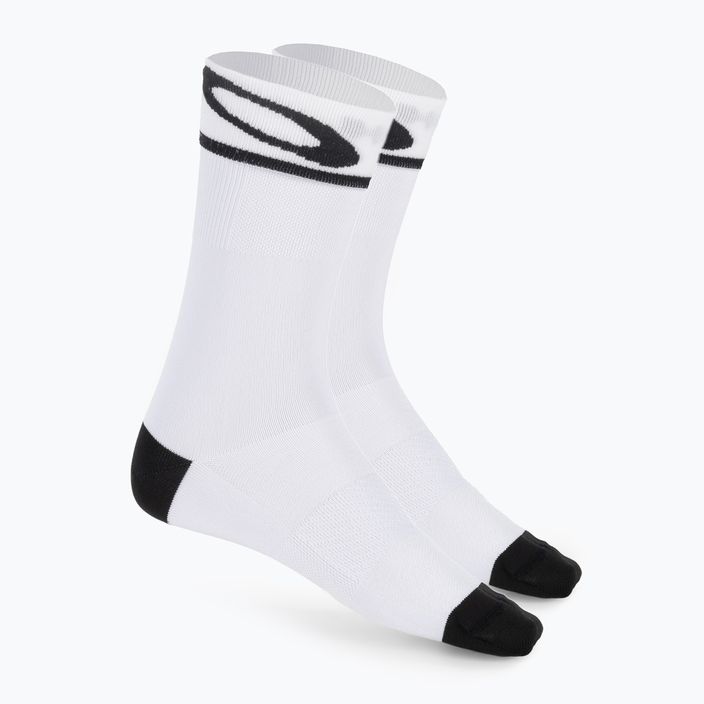 Чорапи за колоездене Oakley Cadence бели FOS900855