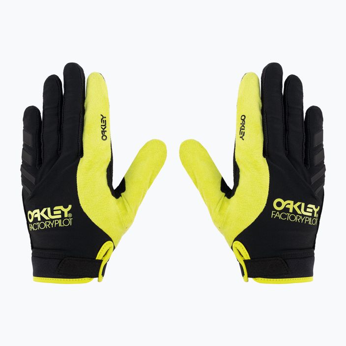 Oakley Switchback Mtb ръкавици за колоездене черни/жълти FOS900879 3