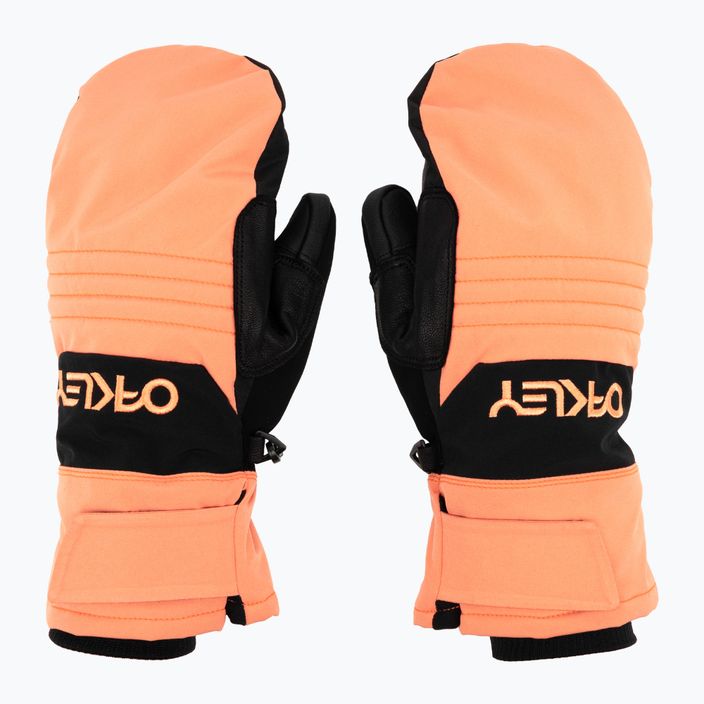 Oakley B1B Mittes мека оранжева ръкавица за сноуборд 3