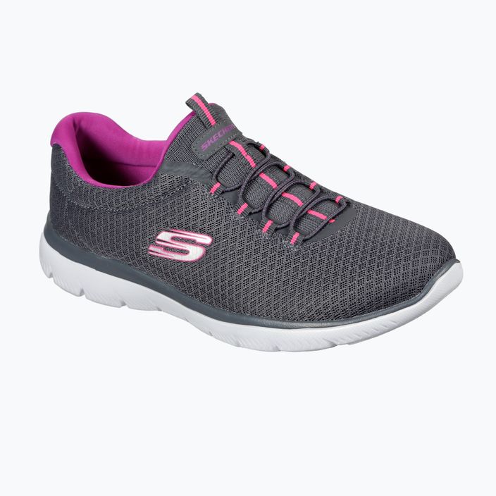 SKECHERS Summits дамски обувки за тренировка въглен/лилаво 7