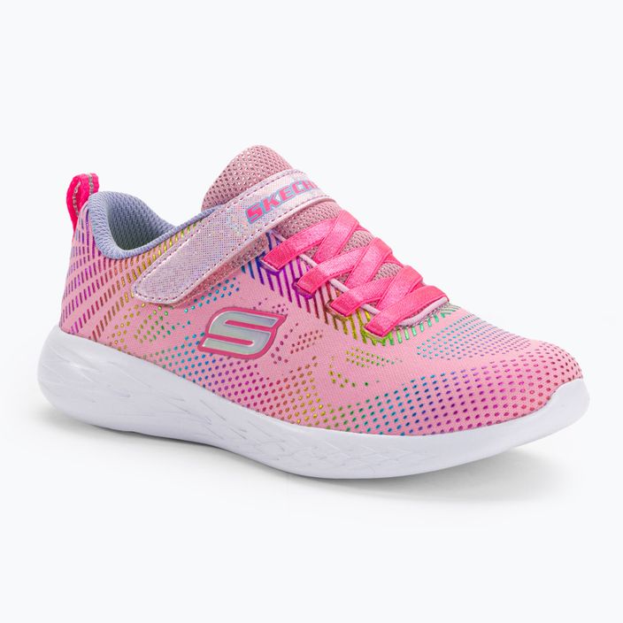 Детски обувки за обучение SKECHERS Go Run 600 Shimmer Speeder светло розово/мулти
