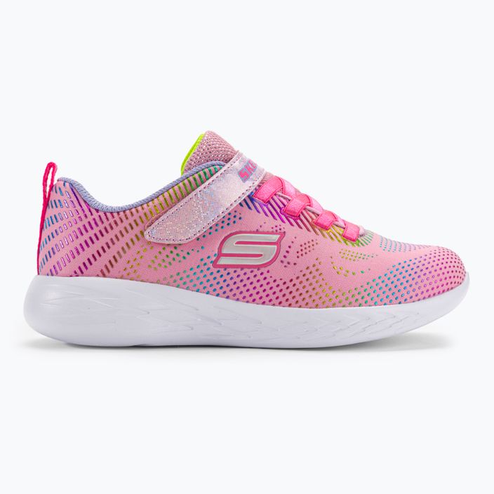 Детски обувки за обучение SKECHERS Go Run 600 Shimmer Speeder светло розово/мулти 2