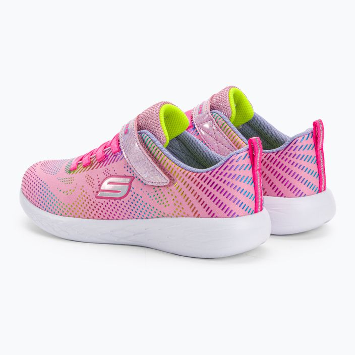 Детски обувки за обучение SKECHERS Go Run 600 Shimmer Speeder светло розово/мулти 3