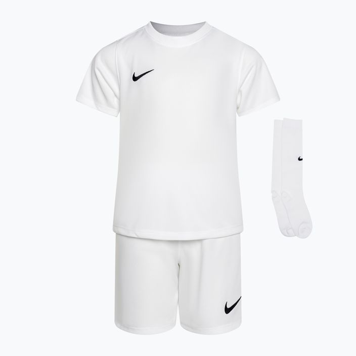 Футболен комплект Nike Dri-FIT Park Little Kids бял/бял/черен
