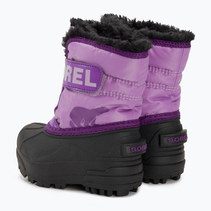 Детски ботуши за сняг Sorel Snow Commander gumdrop/purple violet 3