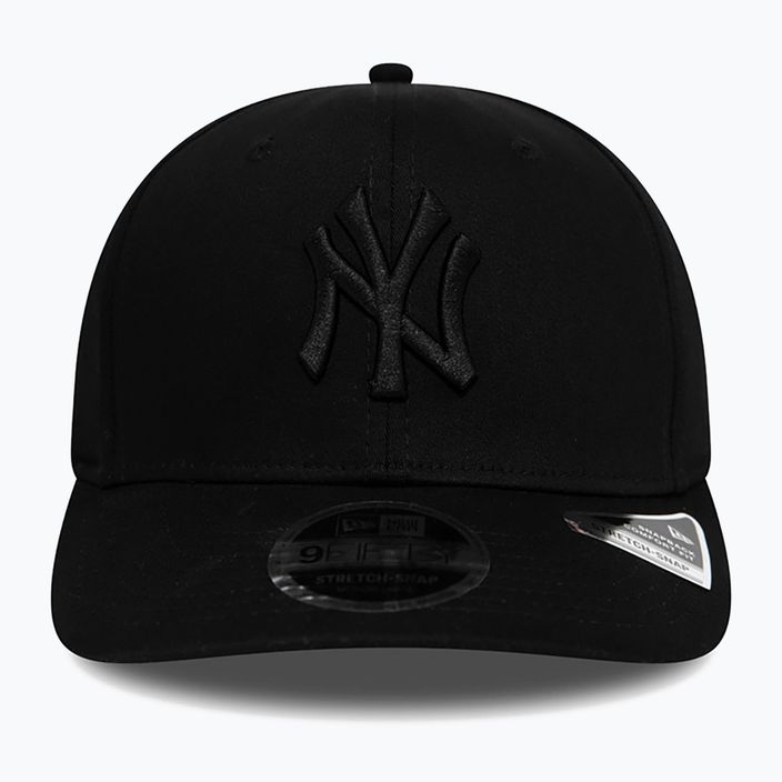 New Era Tonal Black 9Fifty Stretch Snap New York Yankees шапка черна 3