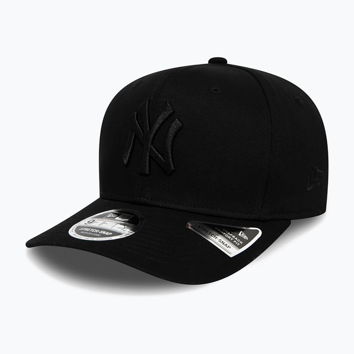 New Era Tonal Black 9Fifty Stretch Snap New York Yankees шапка черна 4