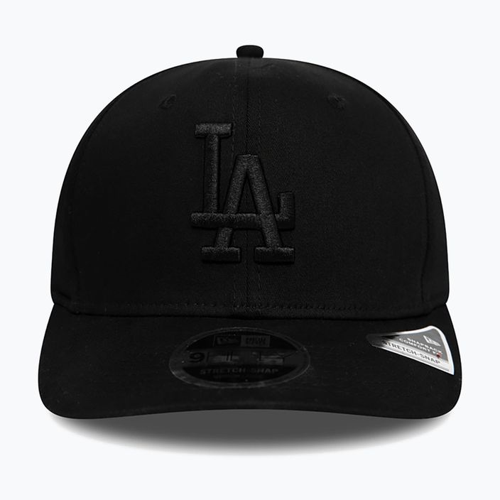 New Era Tonal Black 9Fifty Stretch Snap Лос Анджелис Dodgers шапка черна 3