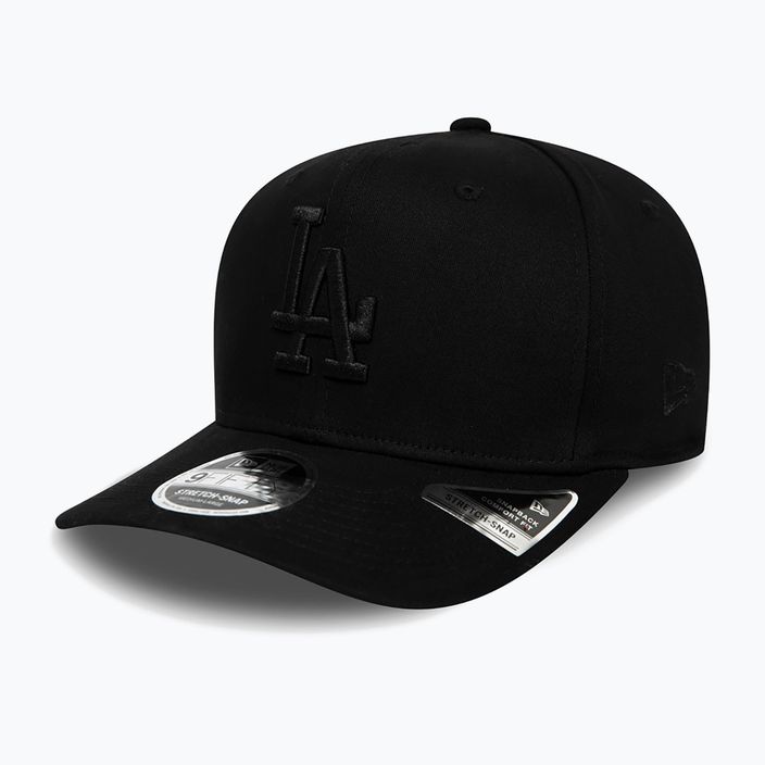 New Era Tonal Black 9Fifty Stretch Snap Лос Анджелис Dodgers шапка черна 4