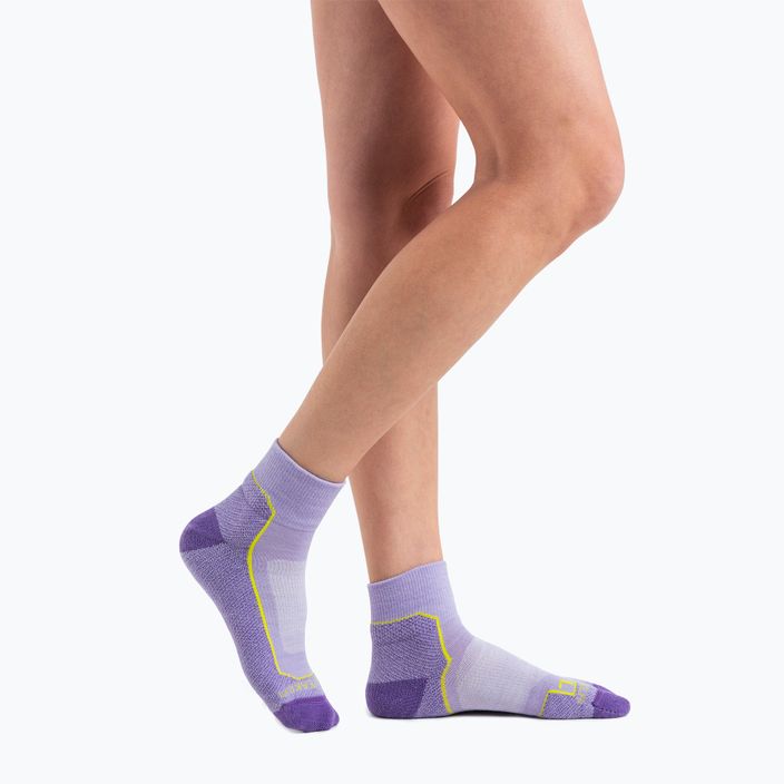 Icebreaker дамски чорапи за трекинг Hike+ Light Mini purple gaze/magic/hyper 3