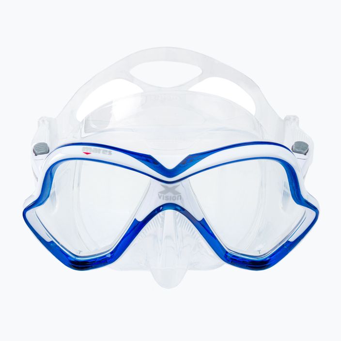 Mares X-Vision прозрачна синя маска за гмуркане 411053 2