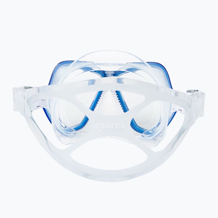 Mares X-Vision прозрачна синя маска за гмуркане 411053 5