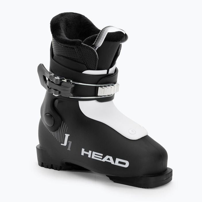 Детски ски обувки HEAD J1 черни/бели