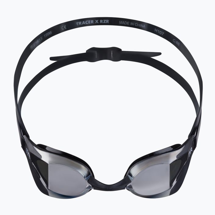 Очила за плуване TYR Tracer-X RZR Mirrored Racing сребристо/черно LGTRXRZM_043 2