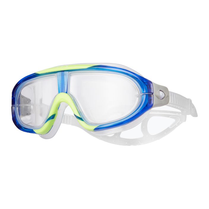 Маска за плуване TYR Orion clear/ blue/yellow 2