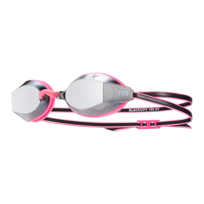 Детски очила за плуване TYR Blackops 140 Ev Racing Mirrored silver/ pink/ black 2