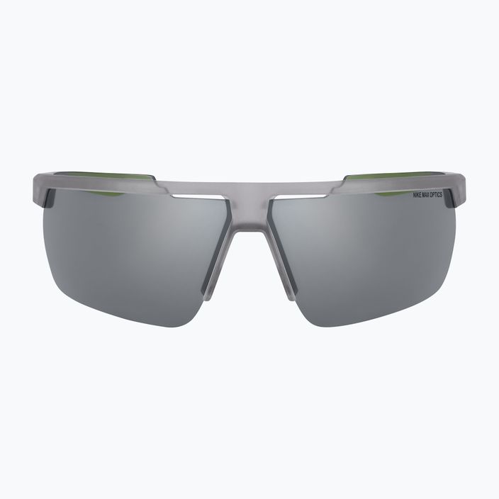 Слънчеви очила Nike Windshield матово вълче сиво/сиво със сребърно огледало 2