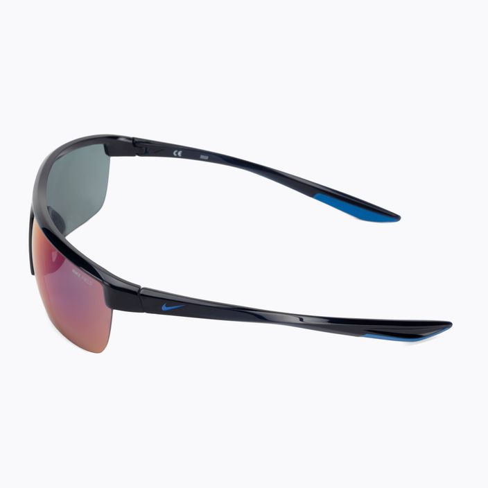 Слънчеви очила Nike Tempest E обсидиан/пасифик синьо/полеви оттенък на лещите 4