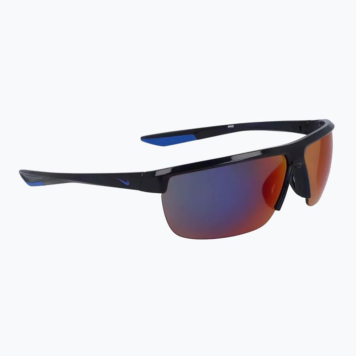 Слънчеви очила Nike Tempest E обсидиан/пасифик синьо/полеви оттенък на лещите 5